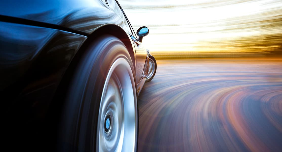 Yokohama tire in motion